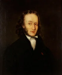 Portret van Niccolò Paganini 1782-1840
