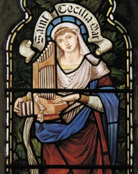 St Cecilia, Lady Chapel Raam