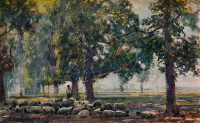 De kuddes verzorgen, ca. 1895