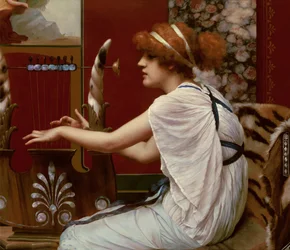 De Muze Erato bij haar Lier, 1895