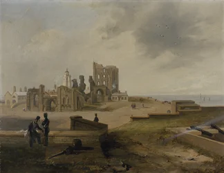 Tynemouth Priory vanuit het oosten