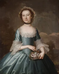 Ann Langdon, mevrouw Richard Ayscough, ca. 1755