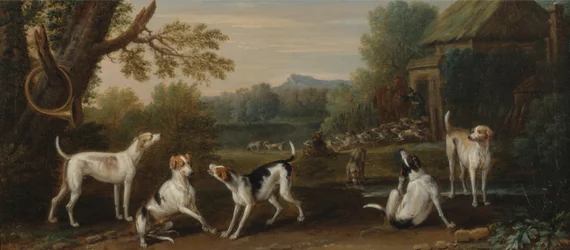 De honden loslaten, c.1765