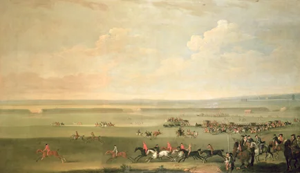 De startpost in Newmarket