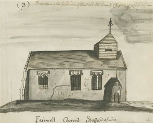 Farewell Kerk: pen en sepia tekening, nd [ca. 1780]