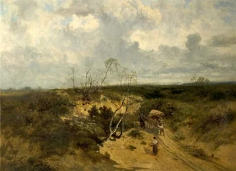 Een Zanderig Weggetje, 1874