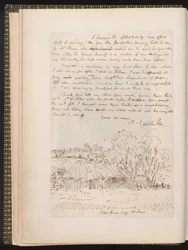 Autograaf brief van John Constable aan John Thomas Smith, uit Memoirs of the Life of John Constable, door Charles Robert Leslie, gedrukt door James Carpenter, 1843