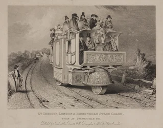 Dr. Churchs London & Birmingham Stoomkoets, 1833