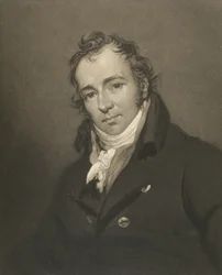 Portret van James Ward (1769-1859) gegraveerd door James Ward