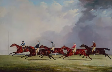 De Finish voor de Ascot Cup