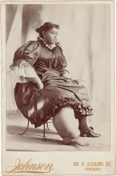 Portret van een vrouw,c. 1890 (foto)