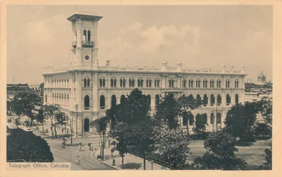 Telegraafkantoor, Calcutta, ca. 1900