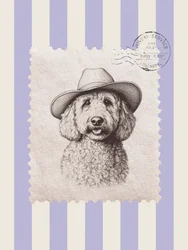 Cowboy-krabbelstempel