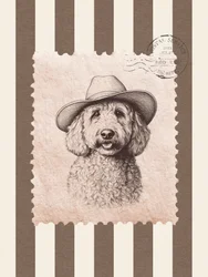 Cowboy-poedelstempel