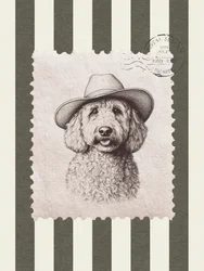 Goldendoodle-cowboyhoed