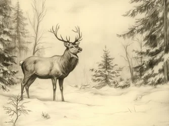 Majestueus winterhert