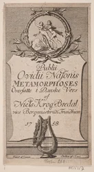 Titelblad "Publii Ovidii Nasonis Metamorphoses"