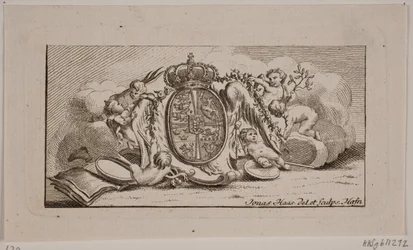 Vignet met rijkswapen