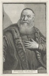 Portret van Eleazar Swalmius