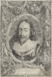 Portret van Karel I, koning van Engeland