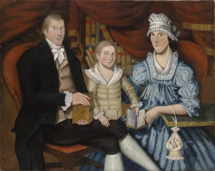 Portret van George Eliot en Familie, ca. 1798