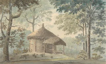 Een tuinhuisje in rustieke stijl