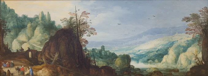 Berglandschap met een rivier
