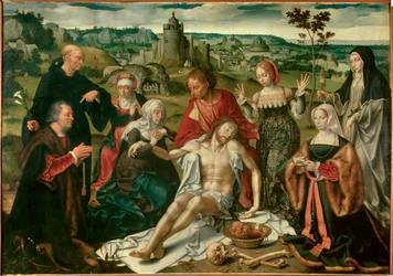 Altaarstuk van de rouw om Christus