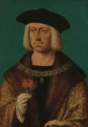 Portret van Maximiliaan I