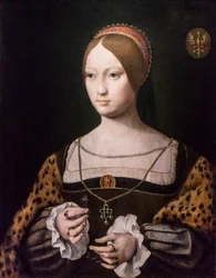 Portret van prinses Isabelle (of Isabeau) van Oostenrijk