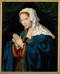 De biddende Maagd Maria ... (schilderij op doek)
