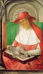 Portret van St. Jerome (347-420)