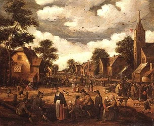 Dorpsscène