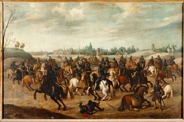 Schermutseling cavalerie voor 