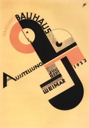 Bauhaus-tentoonstelling. Ansichtkaart, 1923