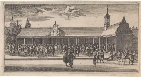 Gezicht op de Beurs te Rotterdam Postkaart