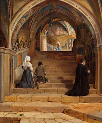 La Scala Santa bij het klooster San Benedetto nabij Subiaco