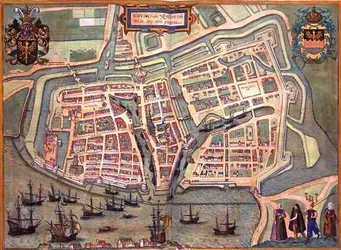 Kaart van Embden, uit 