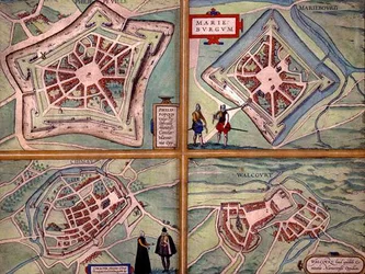 Kaarten van Philippeville, Mariembourg, Chimay en Walcourt, uit 