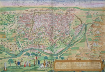 Kaart van Caïro, uit 