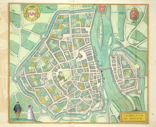 Kaart van Maastricht, uit 