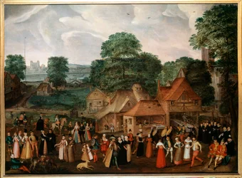 Bruiloftsfeest in Berdmondsey