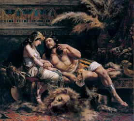 Samson en Delilah, 1887