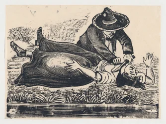Francisco Guerrero, de vestenmaker en keelafsnijder, die een vrouw vermoordt, ca. 19..., ca. 1905-1910.