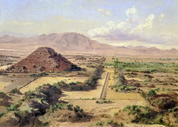 De Piramide van de Zon in Teotihuacan, Mexico