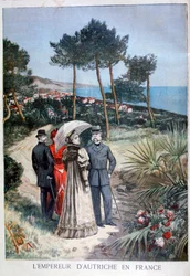 Franz Joseph I, Keizer van Oostenrijk, op bezoek in Frankrijk, 1894