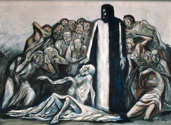 De wederopstanding van Lazarus, 20e eeuw (schilderij)