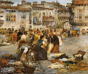 Een markt in Granada
