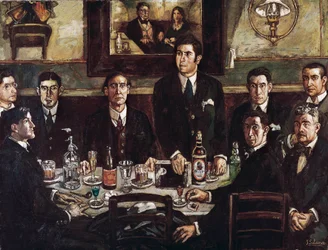 De Bijeenkomst in het Café de Pombo