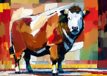 Dieren: Hereford rund 1